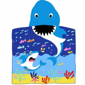 Ręcznik Kąpielowy Plażowy 120x60 Poncho Z Kapturem