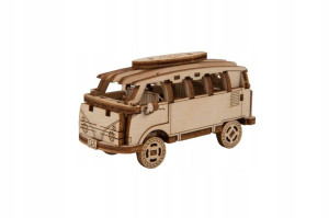 Drewniane Puzzle 3D - Model Retro Ride 1