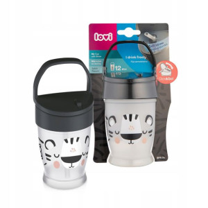 Lovi Kubek ze słomką 250ml Salt&Pepper 35/356
