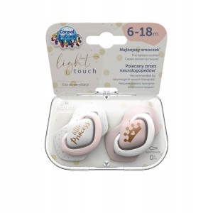 Canpol Smoczek 6-18m, 2szt. ROYAL BABY 22/651_pin