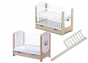 Łóżeczko FRANEK Tapczanik + szuflada SONOMA SOFA