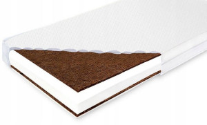 Materac Do Łóżeczka Kokos Pianka Kokos 120x60 Kpk