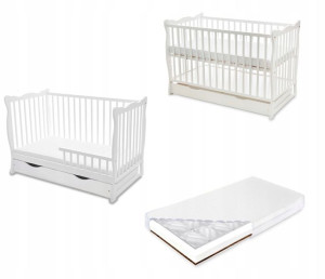 Łóżeczko JULIA DELUXE TAPCZANIK Sofa + materac GPK