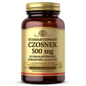 SOLGAR Czosnek 500 mg 90 kaps.