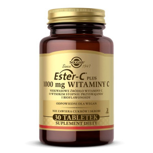 SOLGAR Ester-C Plus 1000 mg Witaminy C 30 tab.