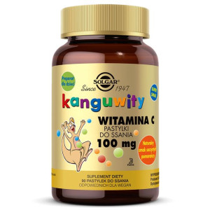 SOLGAR Kanguwity Witamina C 100 mg Do Ssania 90 szt.