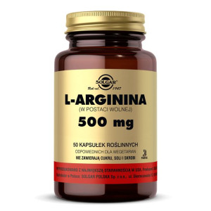 SOLGAR L-Arginina 500 mg 50 kaps.
