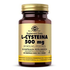 SOLGAR L-Cysteina 500 mg 30 kaps.