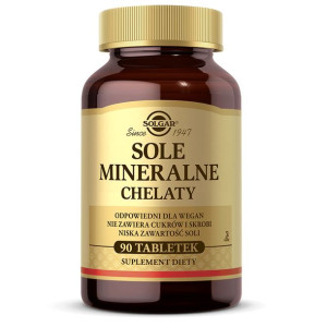 SOLGAR Sole Mineralne Chelaty 90 tab.
