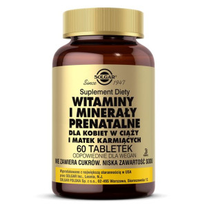 SOLGAR Witaminy Minerały Prenatalne 60 tab.