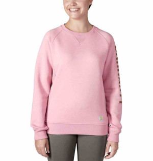 Bluza Carhartt Clarksburg Graphic Crewneck Pink L