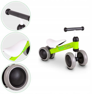 Rowerek Biegowy Mini Rower Practise Green Ecotoys