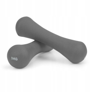 Hantelki Ciężarki Neoprenowe Zestaw Fitness 2x3kg
