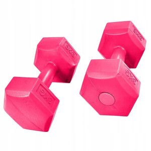 Hantelki Hantle 6kg Zestaw Ciężarki 2x 3kg Fitness