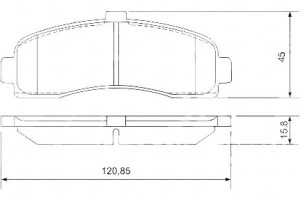 Klocki Hamulcowe Nissan Micra K11e 92-02 A.b.s.