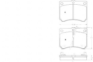 Klocki Hamulcowe Mazda 323 89-94 1.8 16v A.b.s.