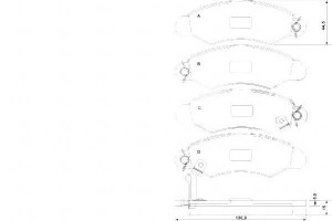 Klocki Hamulcowe Suzuki Swift 96-04 A.b.s.