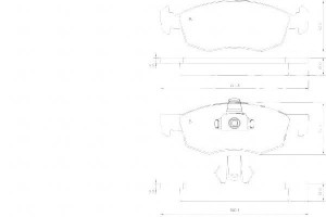 Klocki Hamulcowe Fiat Doblo 1.2-1.9jtd 01-05 A.b.s