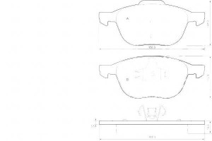 Klocki Hamulcowe Ford Focus Ii 04- A.b.s.