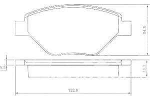 Klocki Hamulcowe Renault Megane Ii 1.4 02 A.b.s.