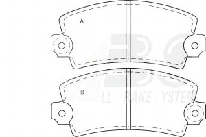 Klocki Hamulcowe Citroen Visa 78-87 A.b.s.
