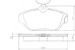 Klocki Hamulcowe Volvo 940 960 90-94 (+abs) A.b.s.