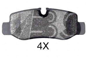 Klocki Hamulcowe Mercedes Vito W447 14- Tył A.b.s.