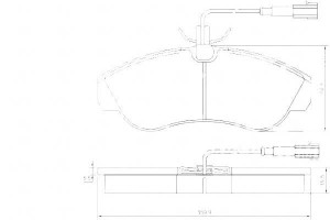 Klocki Hamulcowe Fiat Ducato 18 99-02 A.b.s.