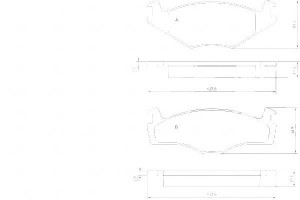 Klocki Hamulcowe Vw Polo 85-95 A.b.s.