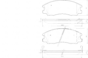 Klocki Hamulcowe Hyundai Terracan 01-06 A.b.s.