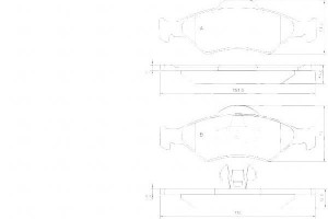 Klocki Hamulcowe Ford Fiesta Ka 00- A.b.s.