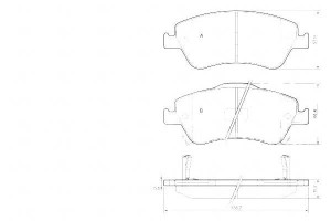 Klocki Hamulcowe Toyota Auris 07- A.b.s.