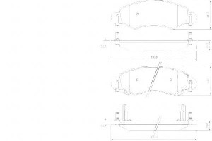 Klocki Hamulcowe Opel Agila 00-07 A.b.s.