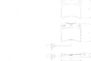 Klocki Hamulcowe Vw T4 99-03 Z Czuj. A.b.s.