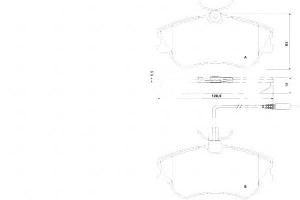 Klocki Hamulcowe Renault Espace 96-02 A.b.s.