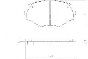 Klocki Hamulcowe Mazda Mx5 93-05 A.b.s.