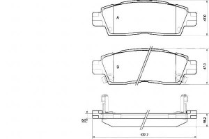 Klocki Hamulcowe Chevrolet Trailblazer 01-08 Tył A