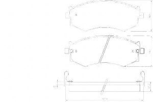 Klocki Hamulcowe Nissan 240sx 89-91 A.b.s.