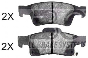 Klocki Hamulcowe Jeep Grand Cherokee 10- Tył A.b.s