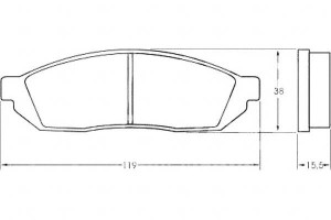 Klocki Hamulcowe Honda Civic 79-83 A.b.s.