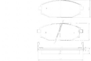 Klocki Hamulcowe Hyundai Galloper 98-03 A.b.s.