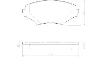 Klocki Hamulcowe Mazda Rx8 03-12 A.b.s.