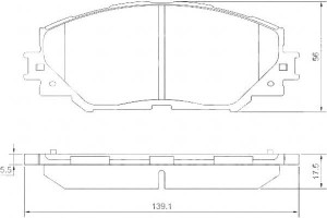 Klocki Hamulcowe Toyota Rav 4 06- 2.2 D-4d A.b.s.
