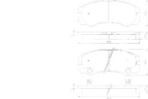 Klocki Hamulcowe Opel Frontera B 98- A.b.s.