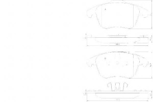 Klocki Hamulcowe Citroen C4 Picasso 06- A.b.s.