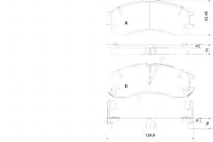 Klocki Hamulcowe Mazda 626 87-92 Z Czuj. A.b.s.