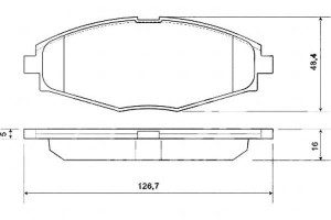 Klocki Hamulcowe Daewoo Lanos Matiz A.b.s.