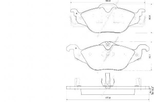Klocki Hamulcowe Opel Astra G 98-04 A.b.s.