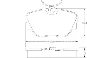 Klocki Hamulcowe Bmw 3 E30 82-93 A.b.s.