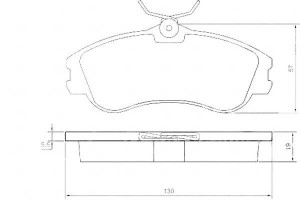 Klocki Hamulcowe Citroen Xsara Picasso 00- A.b.s.